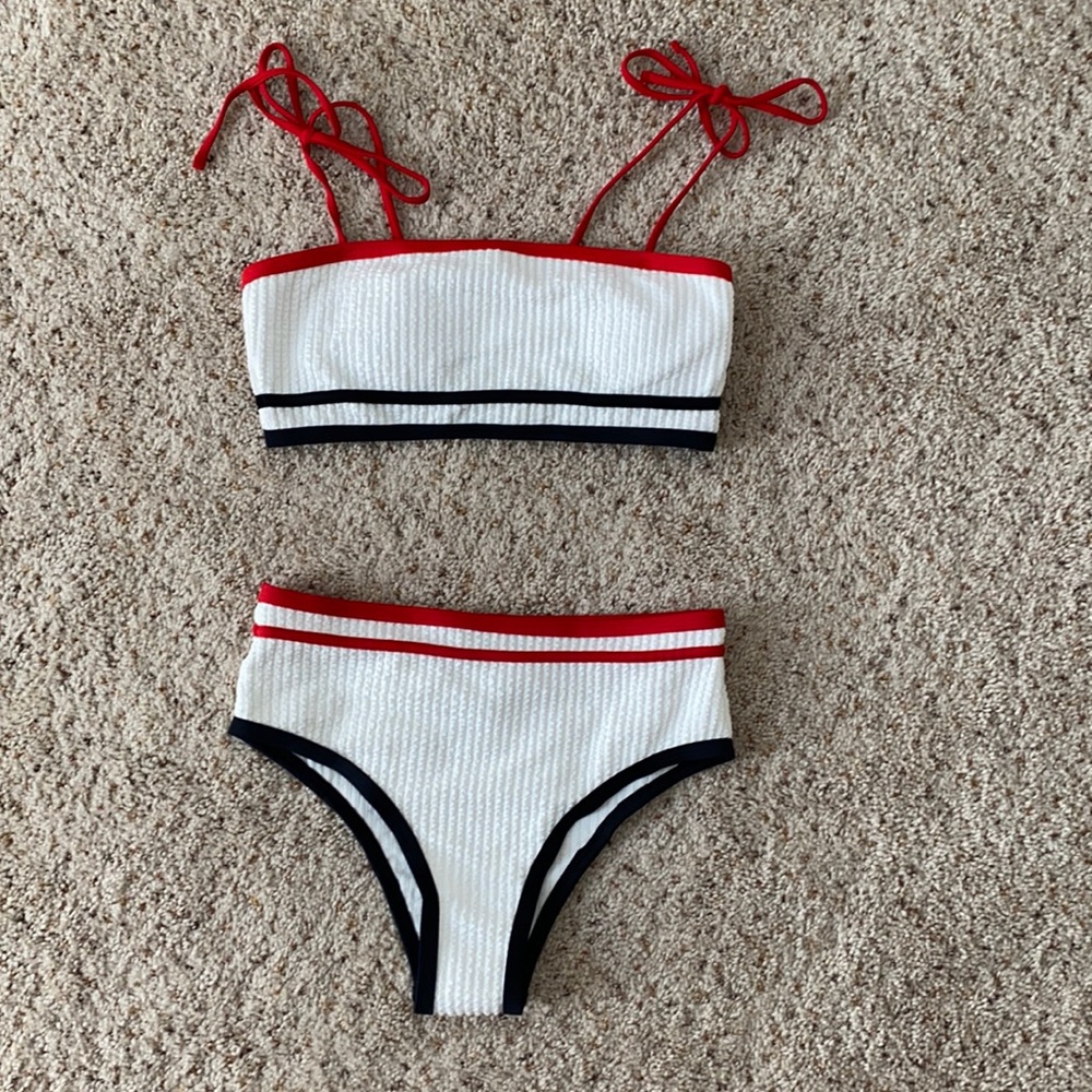 High waisted bikini set